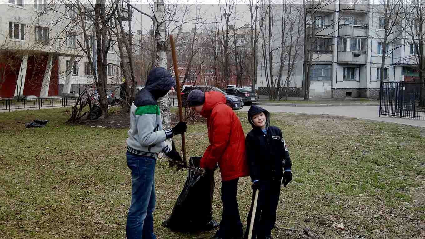 Школьный коридор